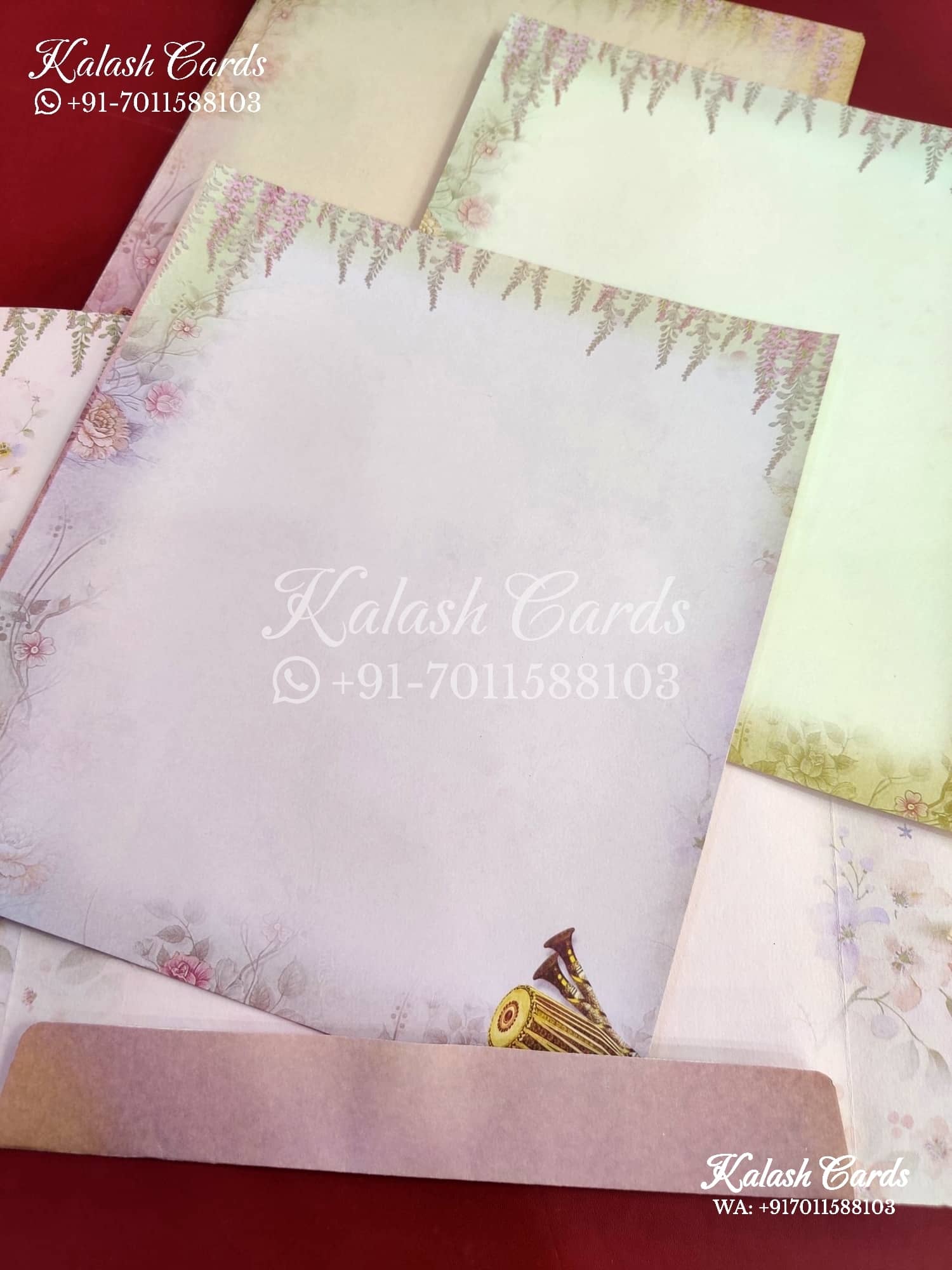 KLB541 Raja Rani Theme Wedding Card (2 Page) - Image 2